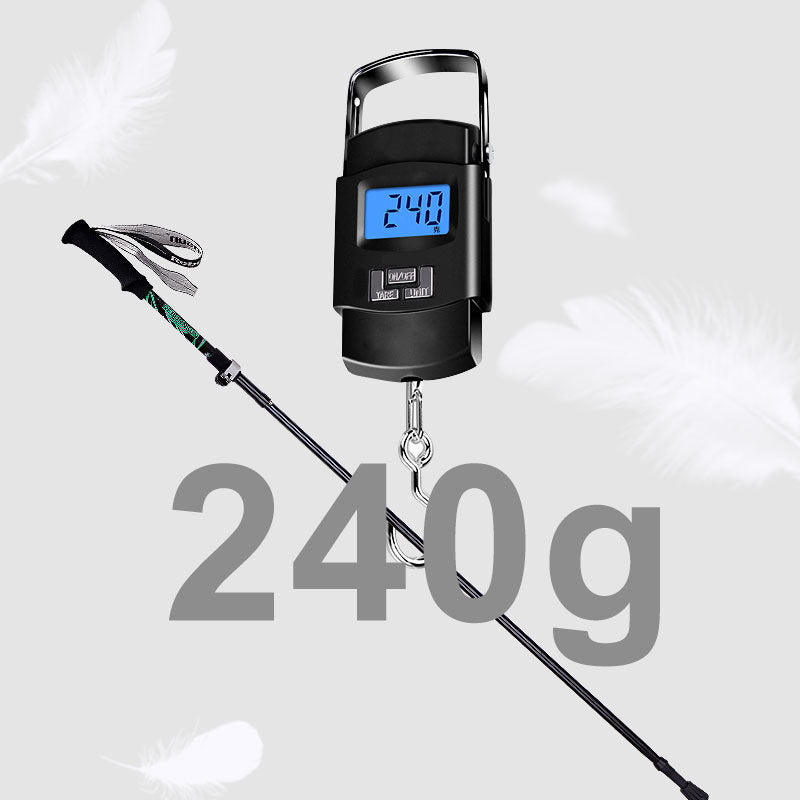 Teleskopischer, zusammenklappbarer, ultraleichter trekkingstock