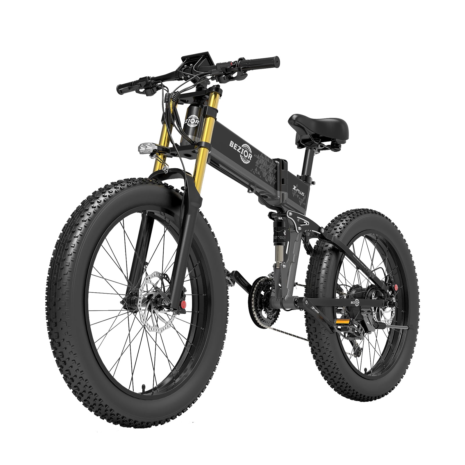 Bezior X Plus 1500W Bicicletta Elettrica da Montagna Pieghevole