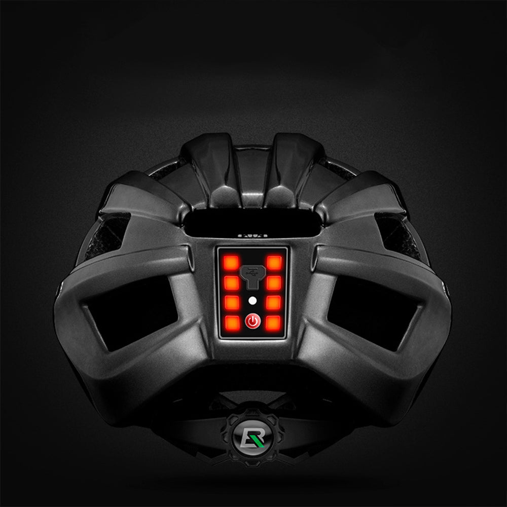 Capacete De Ciclismo Luminoso Para Carregamento De Bicicleta