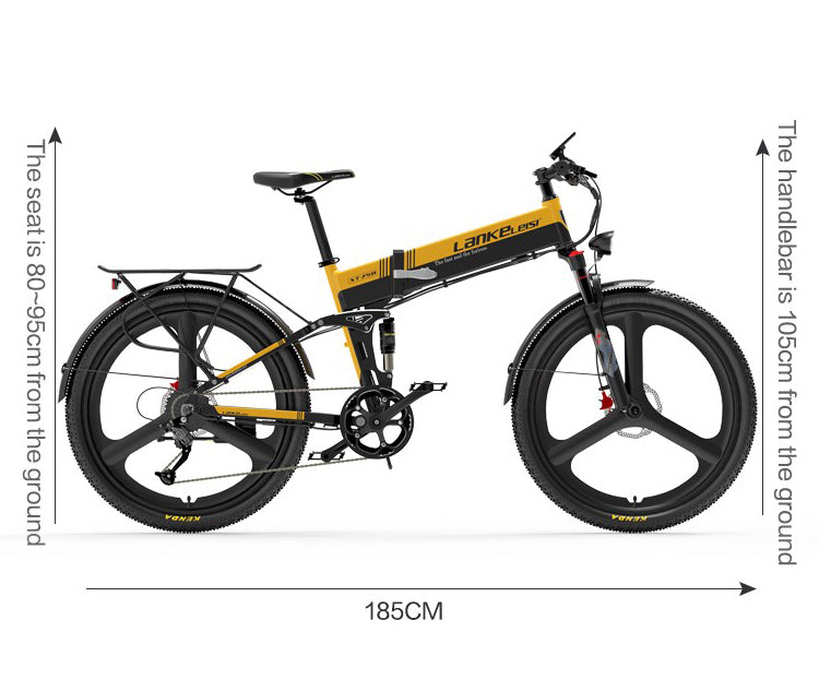 Lankeleisi XT750 Sport Electric Mountain Folding Bike