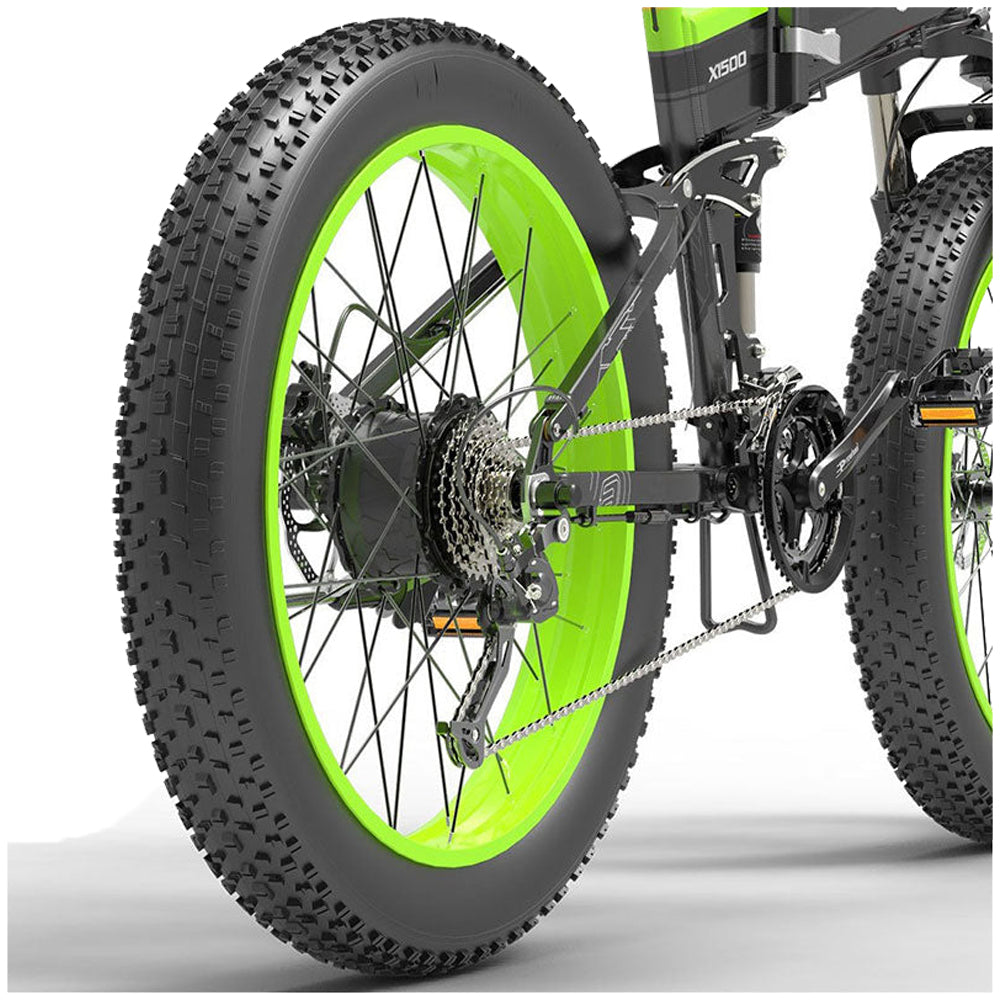 Bezior X1500 Bicicletta Elettrica da Montagna Pieghevole 1500W