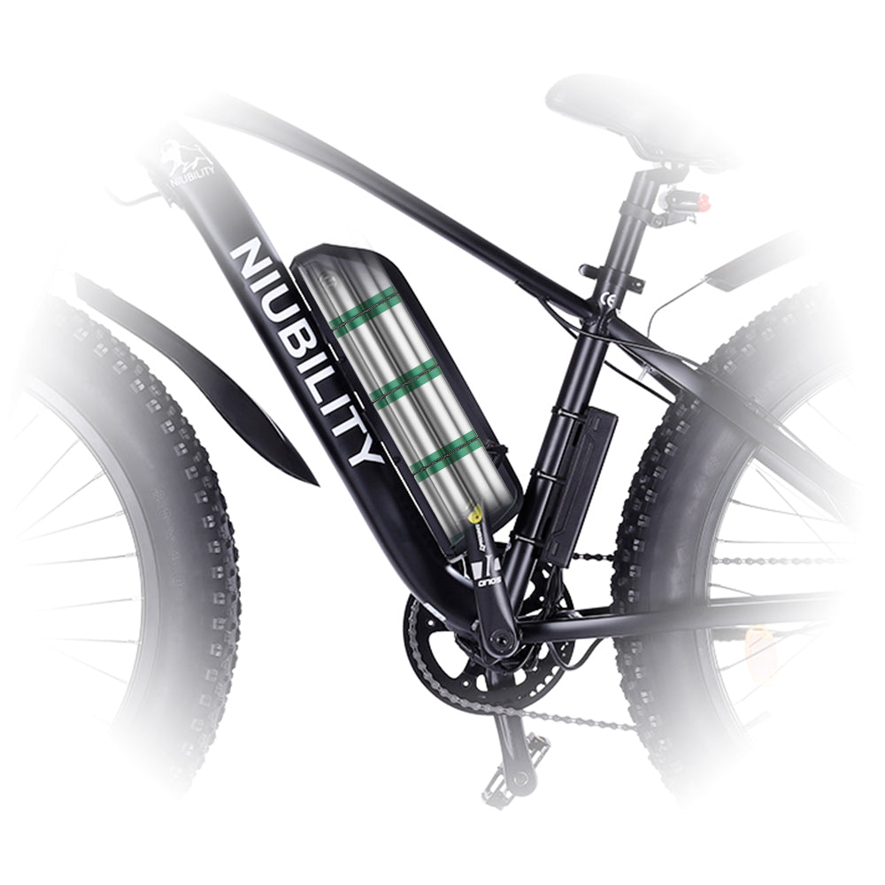 Niubility Bicicletta Li-Batteria Impermeabile per Ebikes