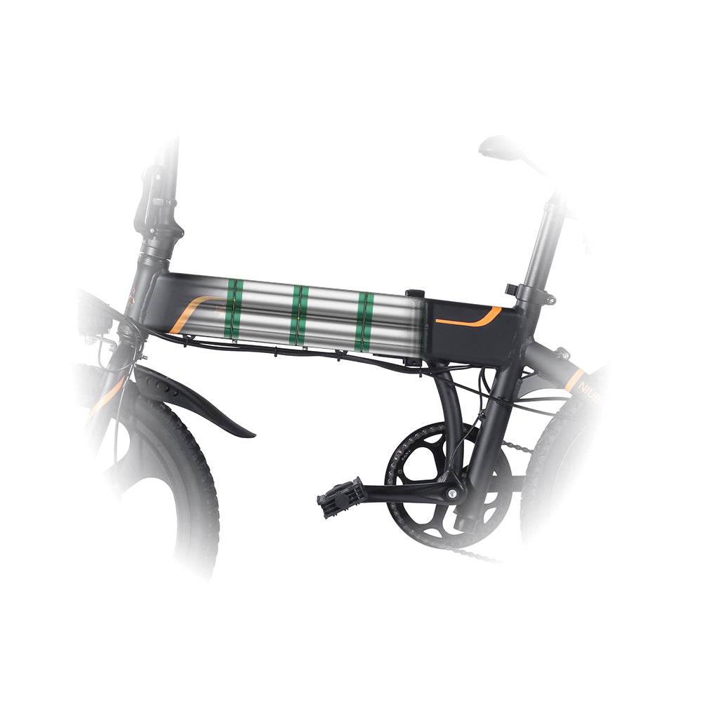 Niubility Bicicletta Li-Batteria Impermeabile per Ebikes