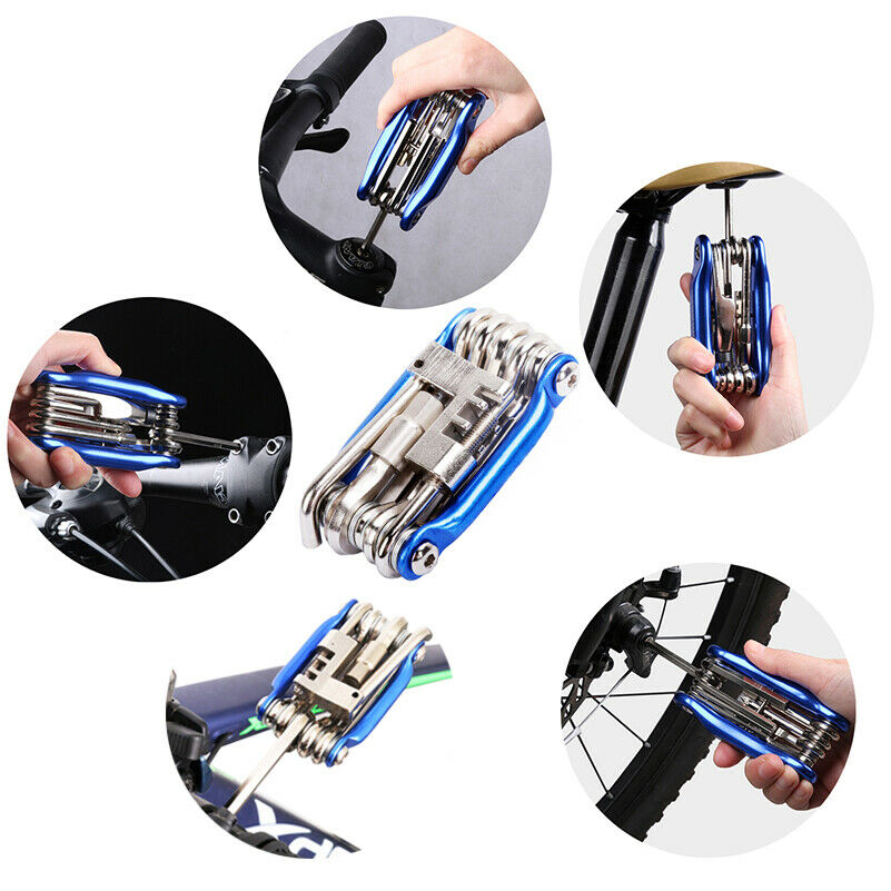 11-in-1 Bike Repair Tool Kits Multifunction Repair Tool Mountain Bicycle Tools 6