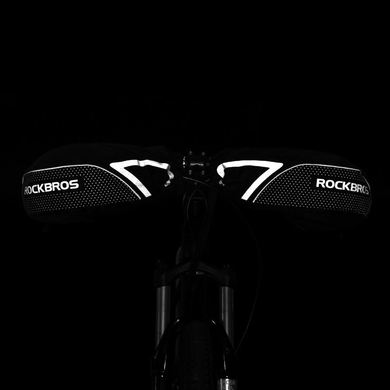 Gants De Vélo Coupe-Vent Et Chauds À Poignée Épaisse