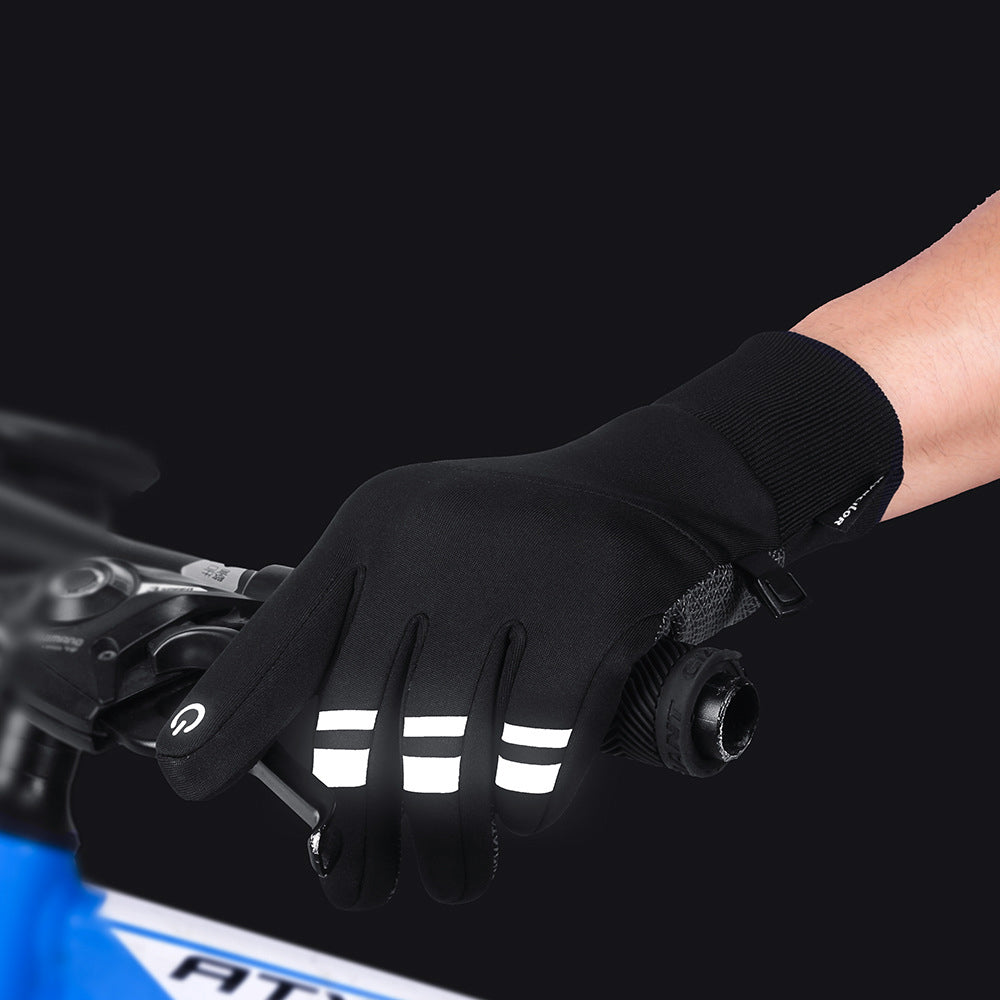Guanti da ciclismo addensati per il freddo e il vento