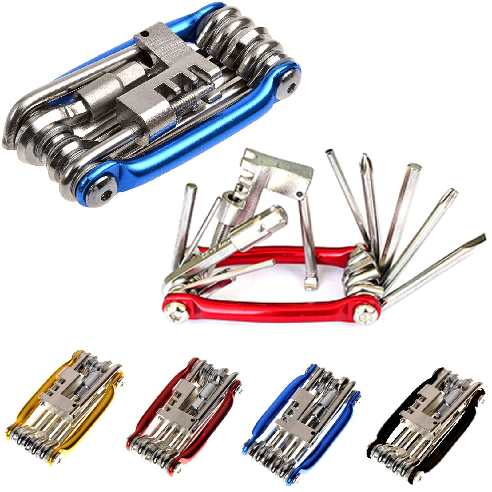 11-in-1 Bike Repair Tool Kits Multifunction Repair Tool Mountain Bicycle Tools 2