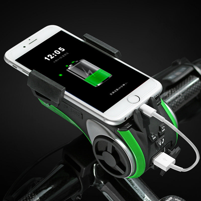 Kaufe Fahrradlicht mit USB-Powerbank mit Handyhalter mit