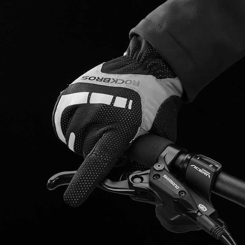 Guanti antivento per touchscreen da bicicletta