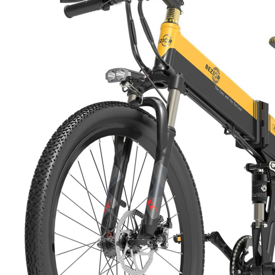 Folding bike suspension store fork