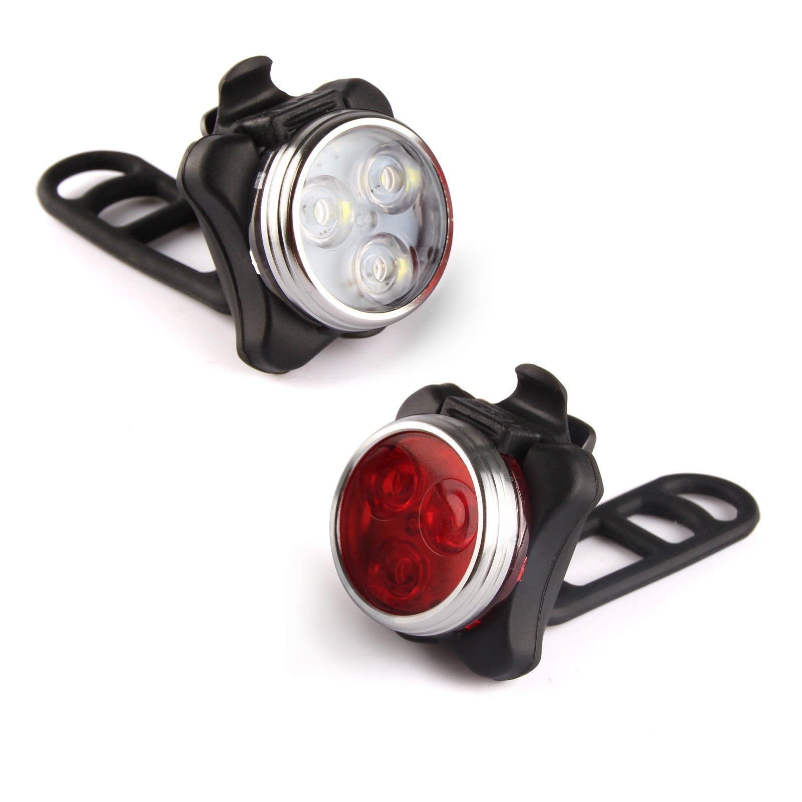 Lampe de vélo rechargeable USB étanche