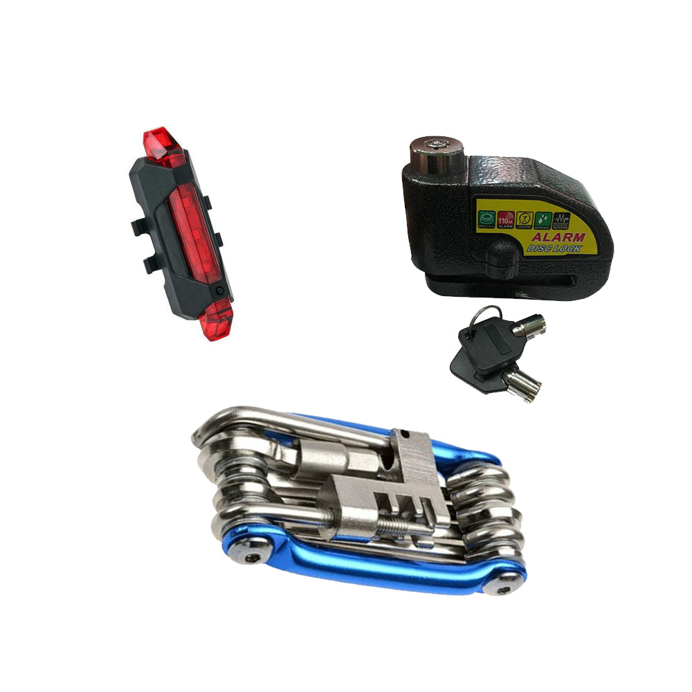 Conjunto de ferramentas de composição de peças de bicicleta