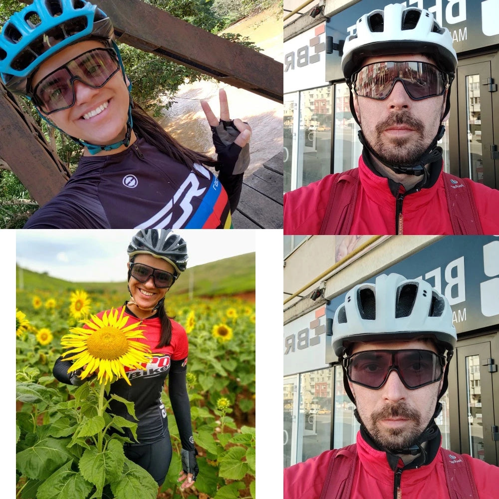 Photochromic Bike Glasses Bicycle UV400 Sports Sunglasses 5