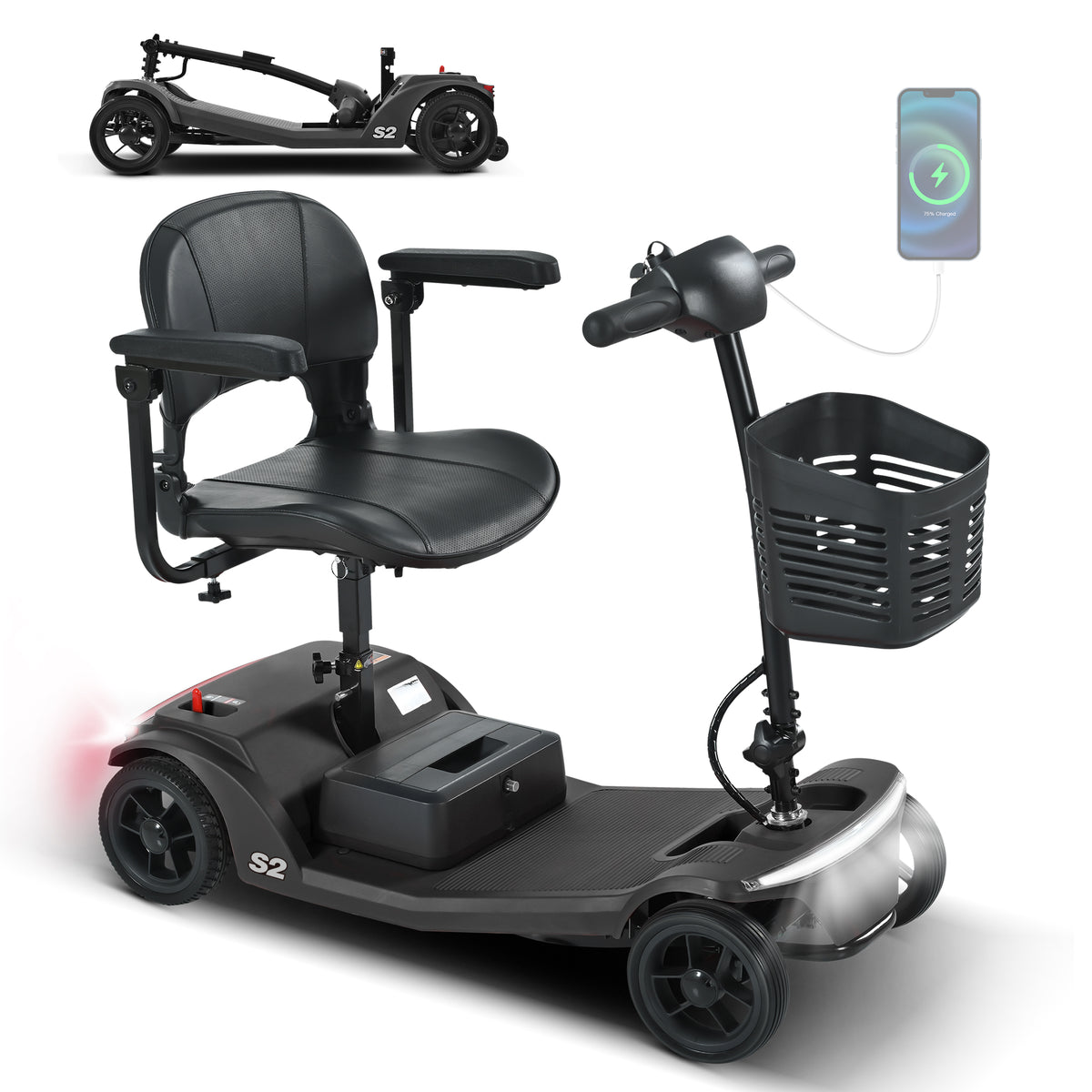 SWEETRICH S2 Electric Folding City Commuing Scooter