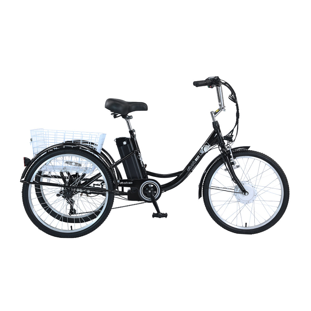 Bicicleta eléctrica de carga con triciclo urbano GOGOBEST GF100