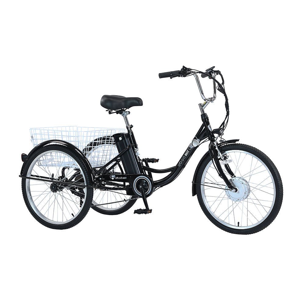 Bicicleta eléctrica de carga con triciclo urbano GOGOBEST GF100