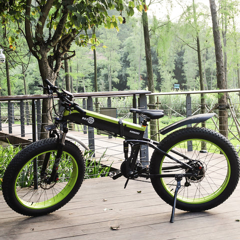 Bicicleta elétrica dobrável de montanha Bezior X1500