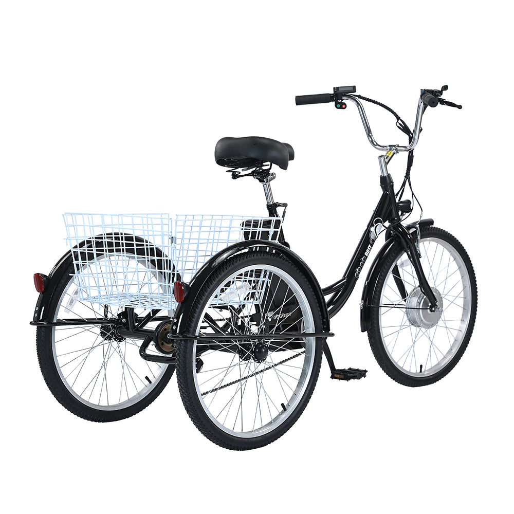 Bicicleta eléctrica de carga con triciclo urbano GOGOBEST GF100