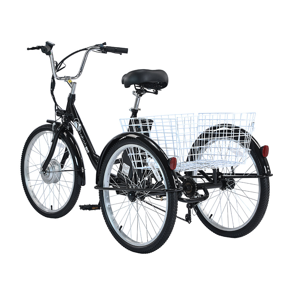 Bicicleta eléctrica de carga con triciclo urbano GOGOBEST GF100