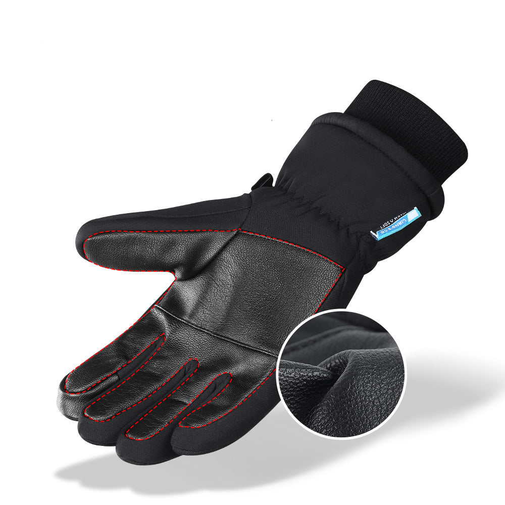 Wasserdichte Fahrradhandschuhe Aus Verdicktem Fleece