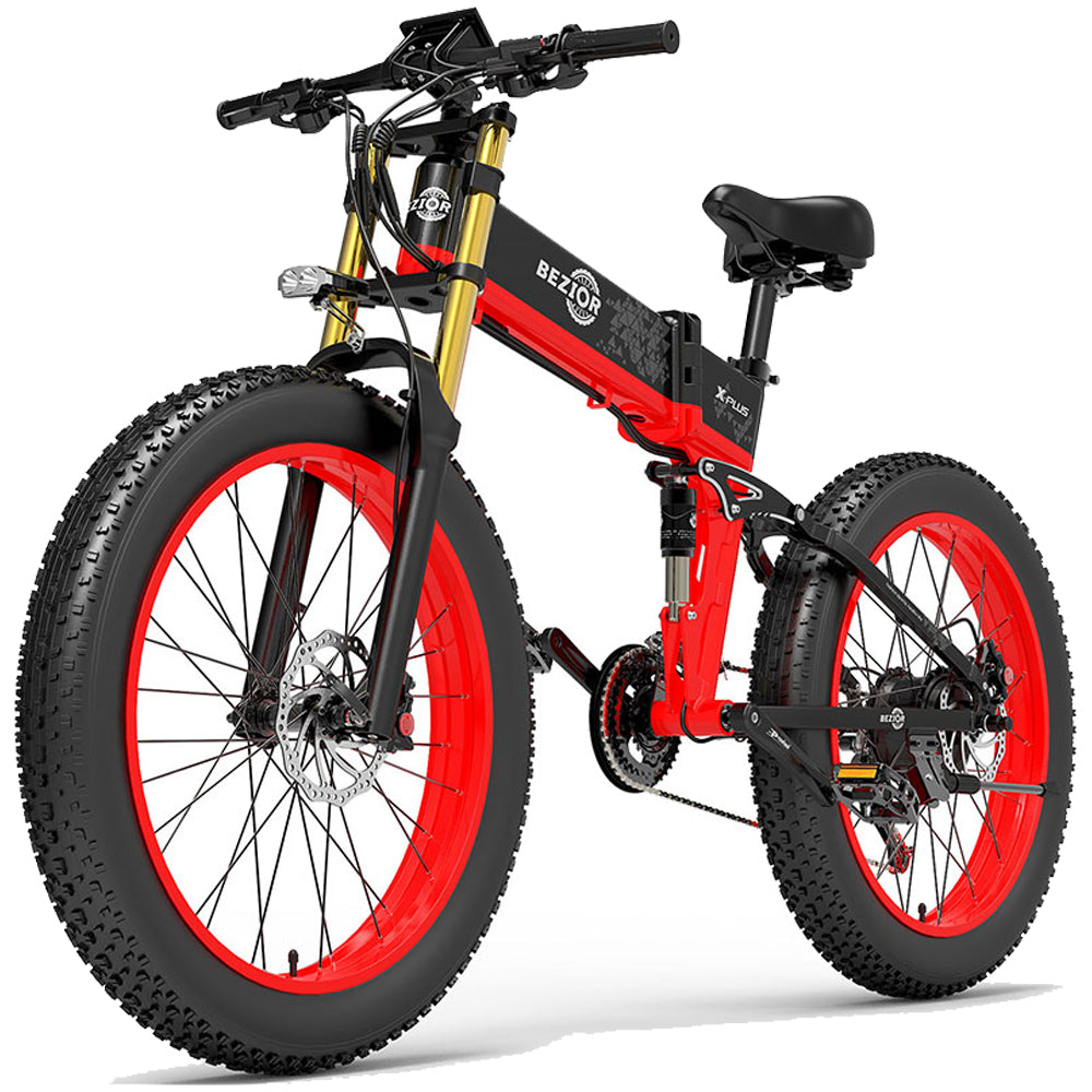 Bezior X Plus Electric Mountain Folding Bike - GOGOBEST BIKE 6