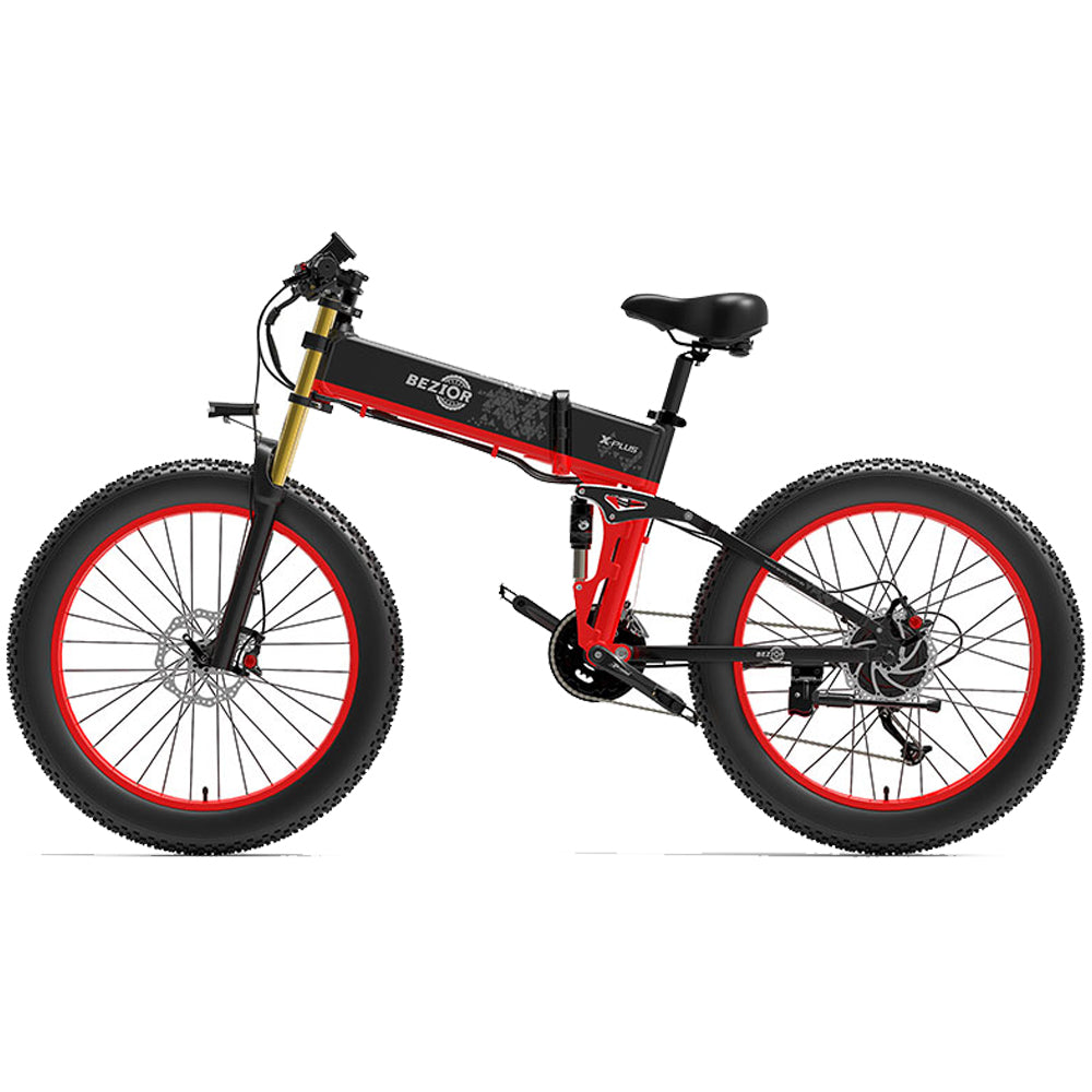 Bezior X Plus Electric Mountain Folding Bike - GOGOBEST BIKE 2