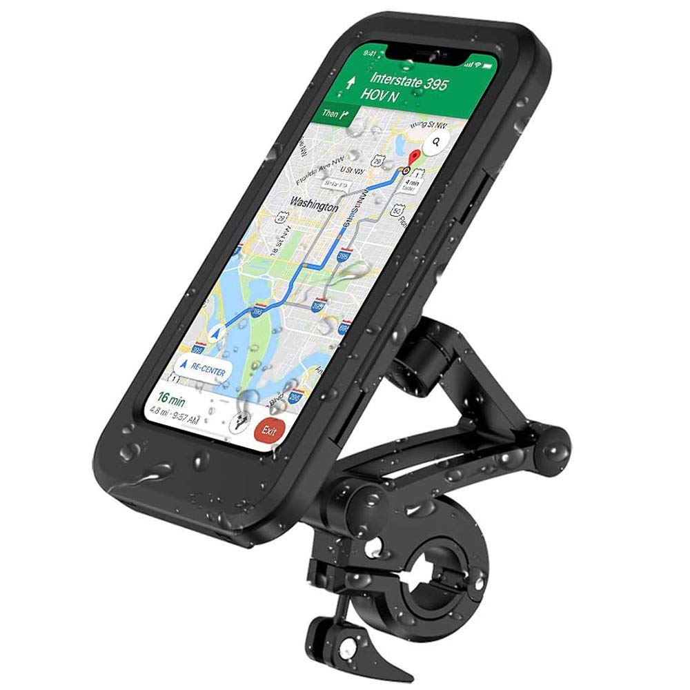 Suporte para celular com tela sensível ao toque para bicicleta à prova d'água 