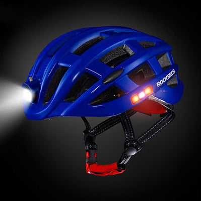 Bicycle Warning Light Alarm Helmet