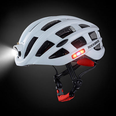 Bicycle Warning Light Alarm Helmet