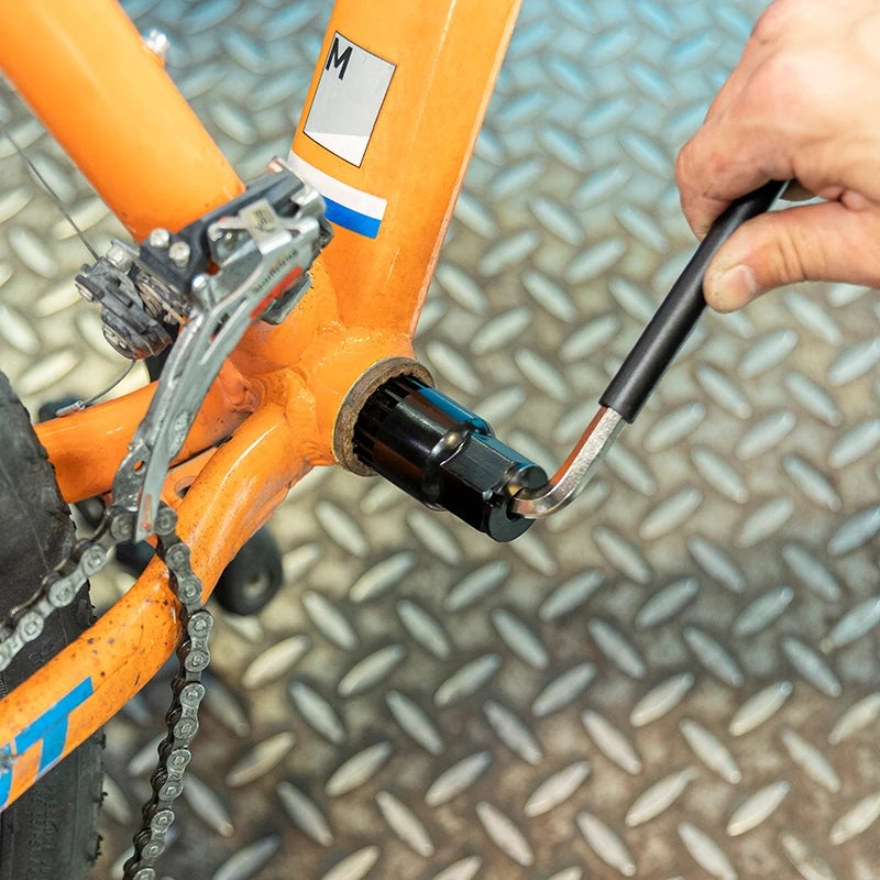 Bicycle Repair Tools Set Crankset Repair Kit Cassette Fixed Set Hub Chain Repair Tire 5
