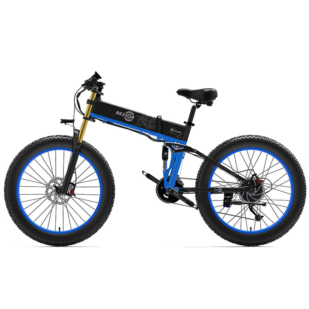 Bezior X Plus 1500W Electric Mountain Folding Bike